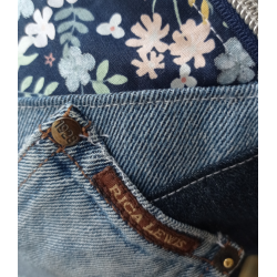 Sac banane JEAN UP FLORAL