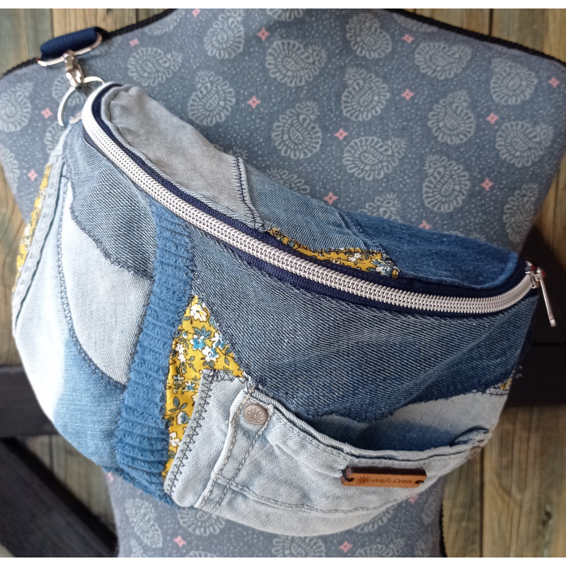 Sac banane JEAN UP JAUNE