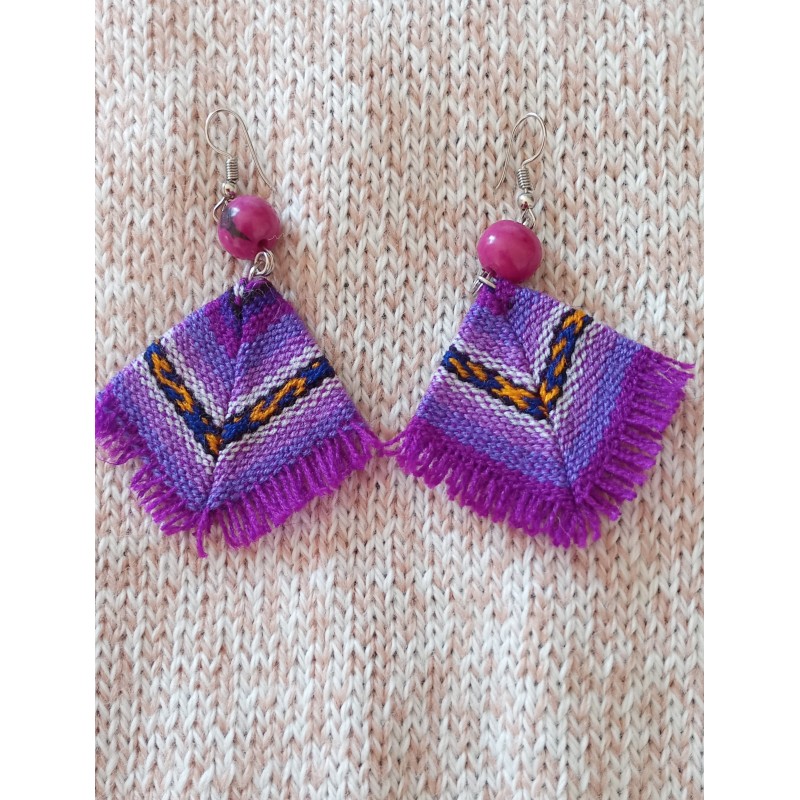 Boucles d'oreille PONCHO VIOLETA