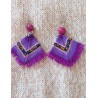 Boucles d'oreille PONCHO VIOLETA