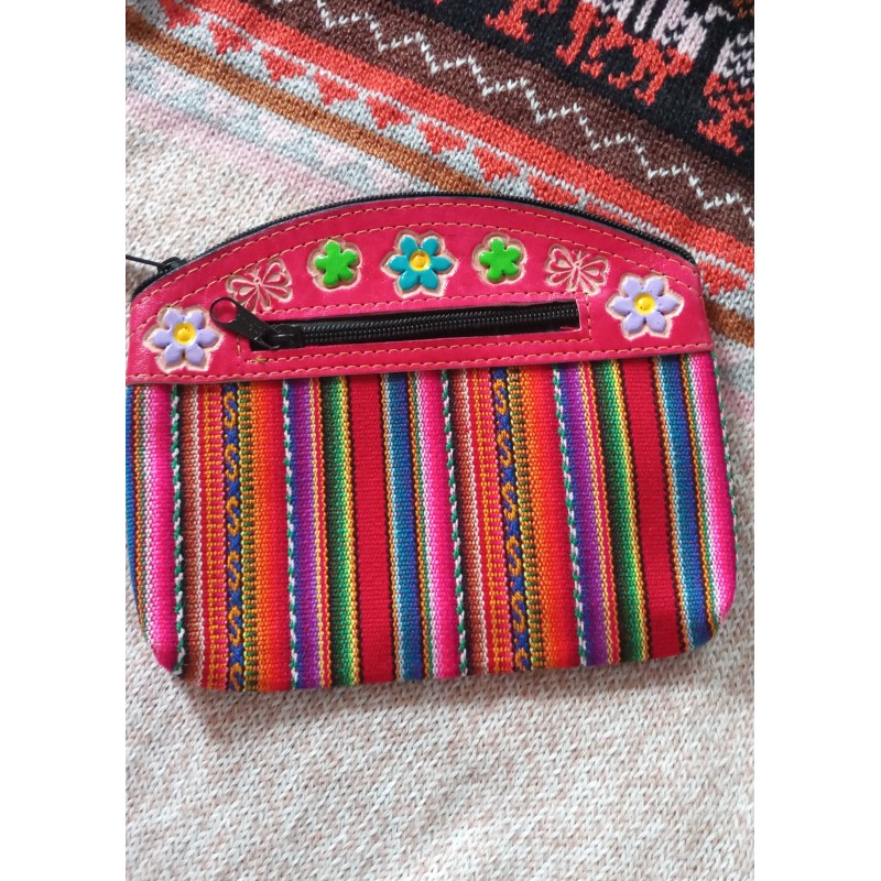 Pochette trousse péruvienne ROJO