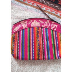 Pochette trousse péruvienne ROSADO